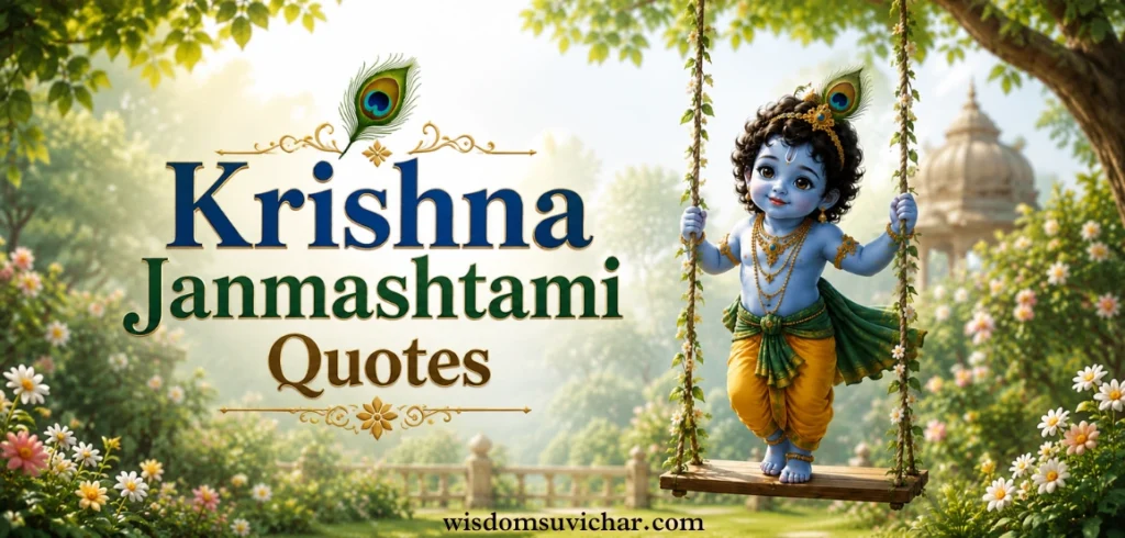 150+ Krishna Janmashtami Quotes | कृष्ण के विचार – Wisdom Suvichar 150+ Krishna Janmashtami Quotes | कृष्ण के विचार – Wisdom Suvichar