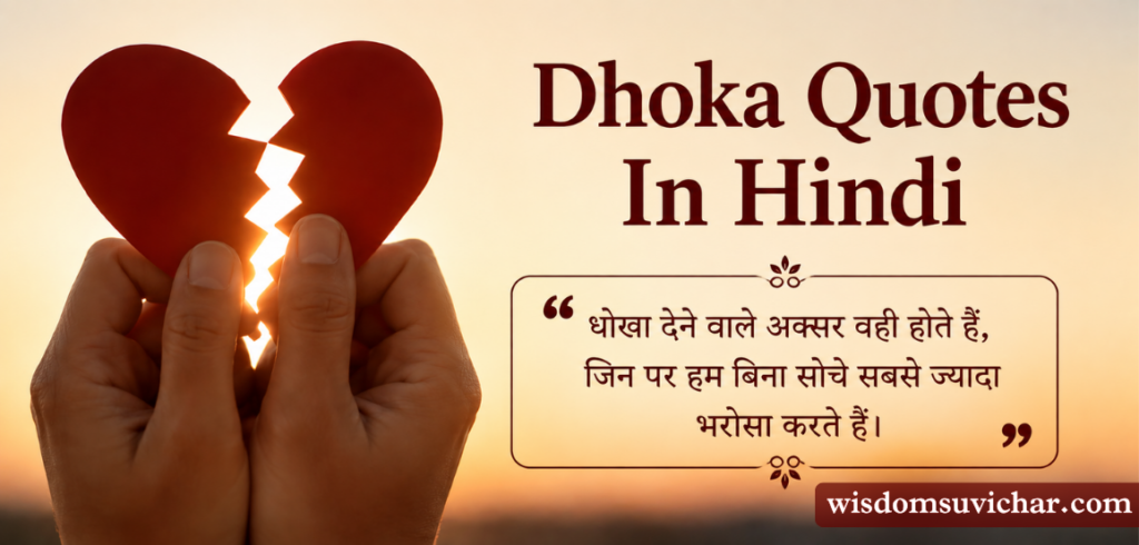165+ Best Dhoka Quotes In Hindi | धोखा Quotes – Wisdom Suvichar 165+ Best Dhoka Quotes In Hindi | धोखा Quotes – Wisdom Suvichar