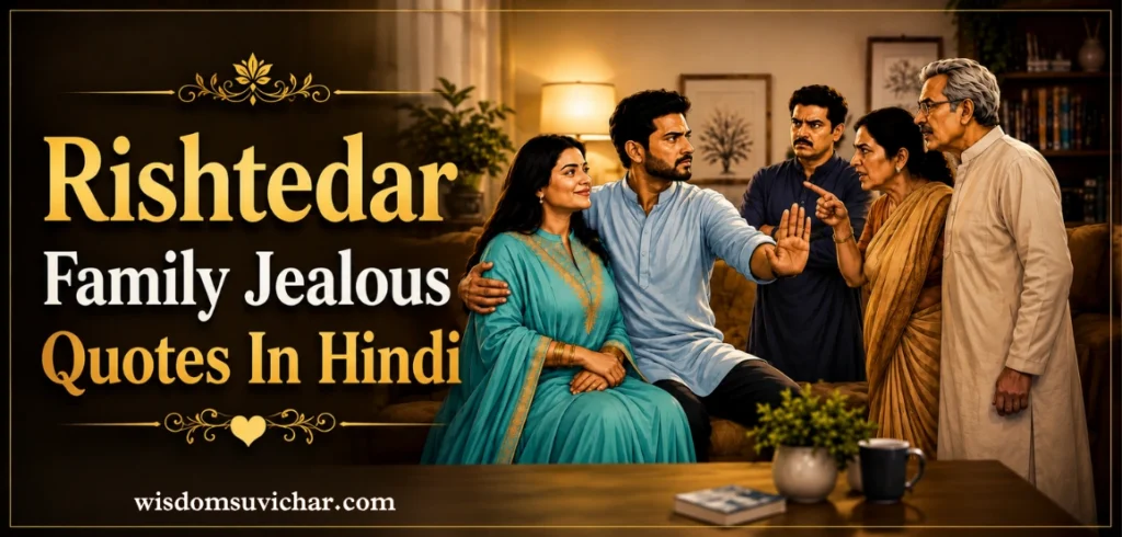 90+ Rishtedar Family Jealous Quotes In Hindi | Wisdom Suvichar