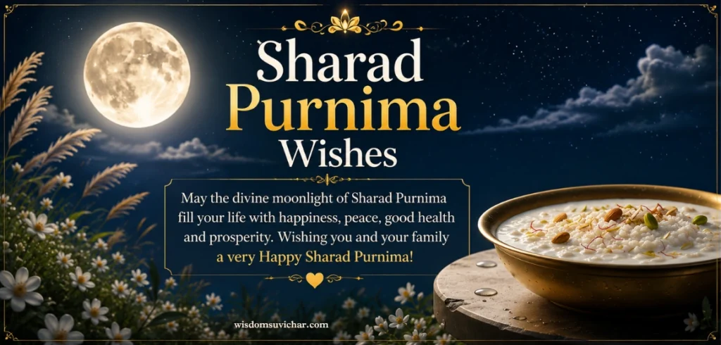 180+ Sharad Purnima Wishes : खूबसूरत शुभकामनाएं – Wisdom Suvichar 180+ Sharad Purnima Wishes : खूबसूरत शुभकामनाएं – Wisdom Suvichar