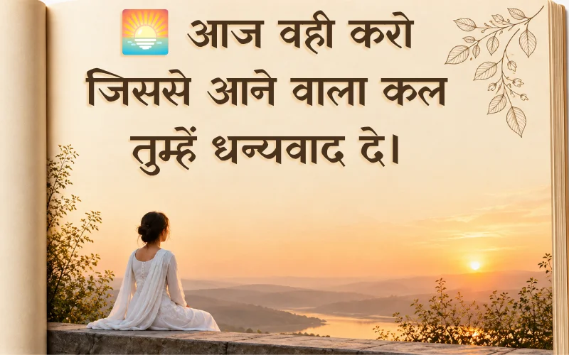 आज का सर्वश्रेष्ठ सुविचार हिन्दी में