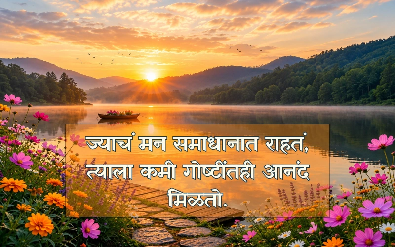Good Thoughts In Marathi Short