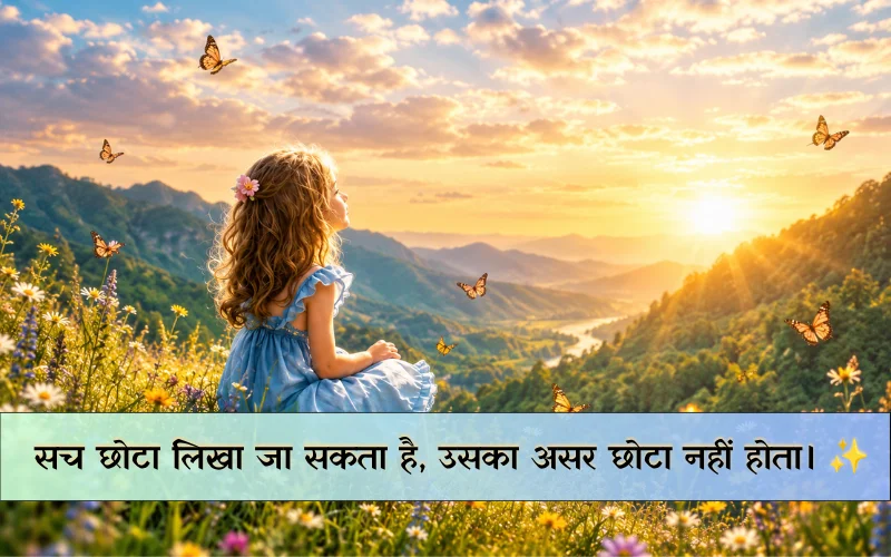 सच्चाई सुविचार Text