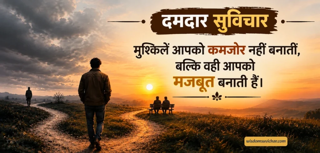 260+ दमदार सुविचार: दिल छू लेने वाले दमदार विचार हिंदी में 260+ दमदार सुविचार: दिल छू लेने वाले दमदार विचार हिंदी में