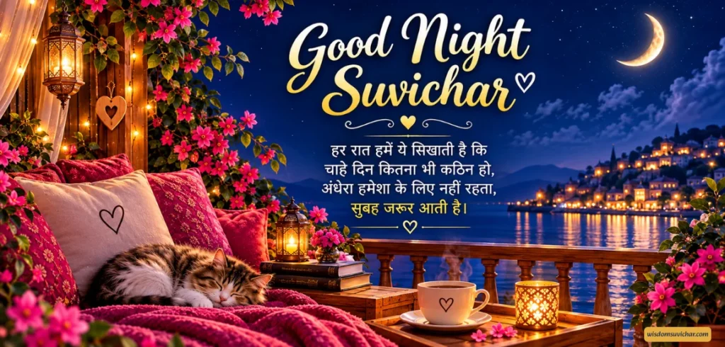 150+ Good Night Suvichar: दिल छू लेने वाले शुभ रात्रि विचार 150+ Good Night Suvichar: दिल छू लेने वाले शुभ रात्रि विचार