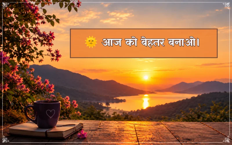 आज का सर्वश्रेष्ठ सुविचार हिन्दी में