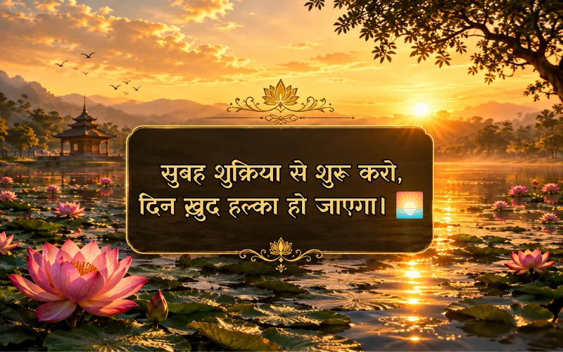 शुभ विचार दो लाइन