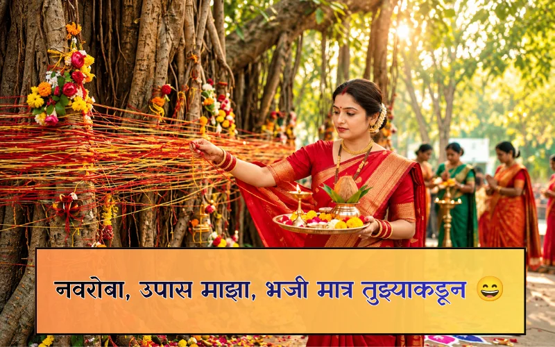 Vat Purnima Quotes In Marathi Navroba