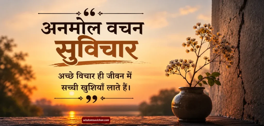 180+ अनमोल वचन सुविचार: जीवन बदलने वाले प्रेरणादायक विचार 180+ अनमोल वचन सुविचार: जीवन बदलने वाले प्रेरणादायक विचार
