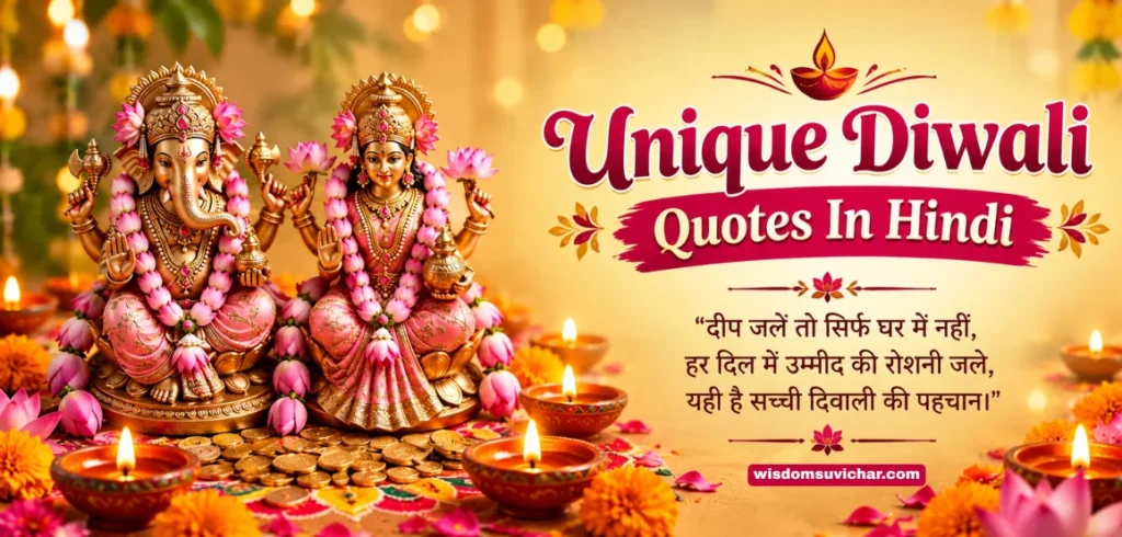 160+ Unique Diwali Quotes In Hindi: दिवाली पर खूबसूरत शुभकामनाएँ 160+ Unique Diwali Quotes In Hindi: दिवाली पर खूबसूरत शुभकामनाएँ