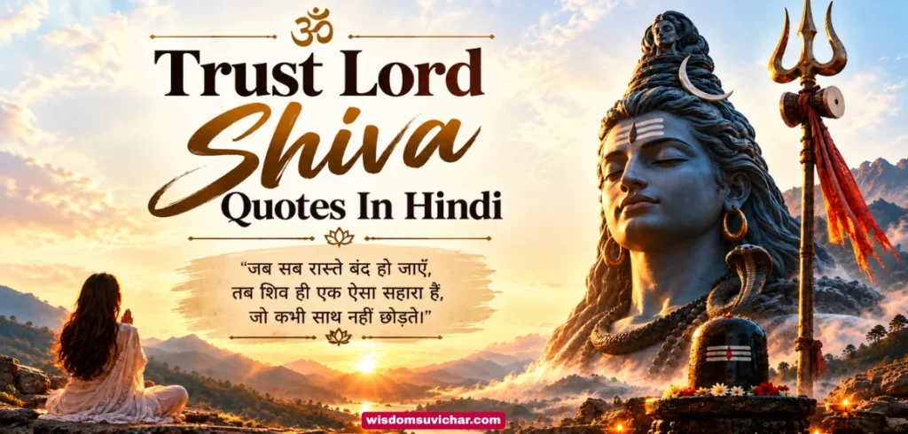 220+ Trust Lord Shiva Quotes In Hindi: महादेव पर विश्वास