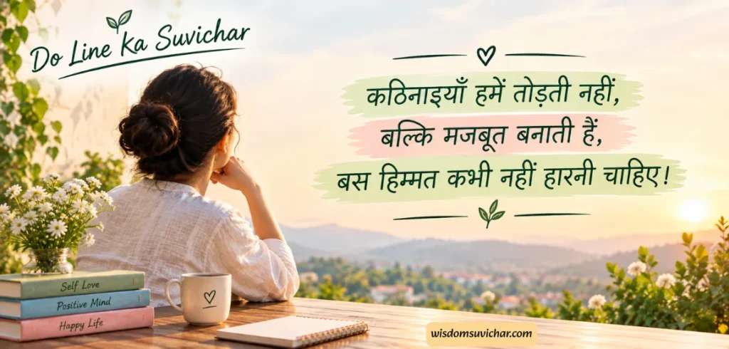 120+ Best Do Line Ka Suvichar: हिंदी सुविचार